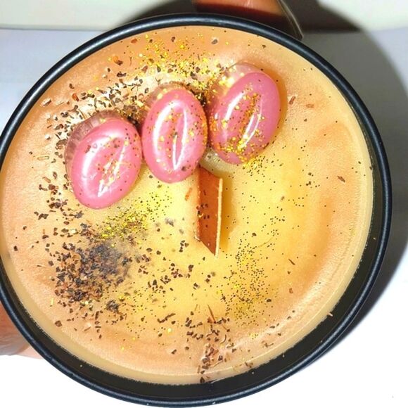 Hand crafted limited edition "Coffee Bean" Zen-Me candle 4 oz - Picture 3 of 7